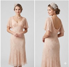 Ispirato pale peach 100% silk