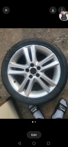 Car weel with new tire - car,
