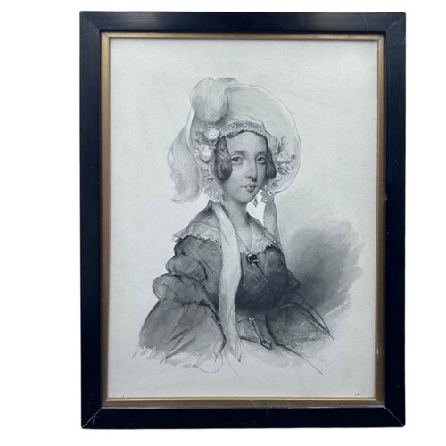 Antique watercolour painting - antique,