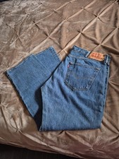 Mens Levi 501 Button fly Bootcut Jeans W38 L30
