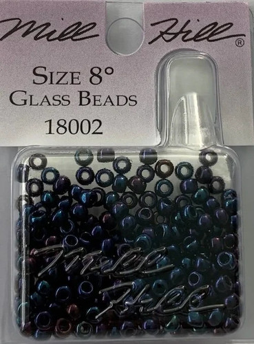 Mill hill glass beads size - mill,