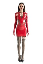 Latex Dress With Bolero and