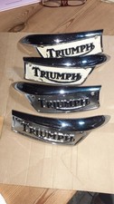 Triumph T140 TR7 OIF Tank Badges – Export Tank 82-9700 82-9701 2 pairs JOB LOT