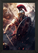Spartan Warrior Framed Wall