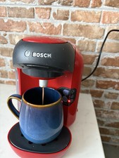 Bosch tassimo Red coffee machine.