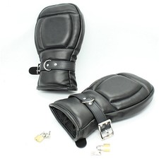 Faux leather padded locking - padded,