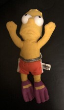Bart simpson shark fin plush