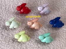 10 BUNNY RABBIT SHAPED BUTTONS