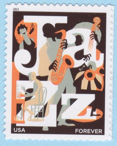 2011 jazz stamp forever - 2011,