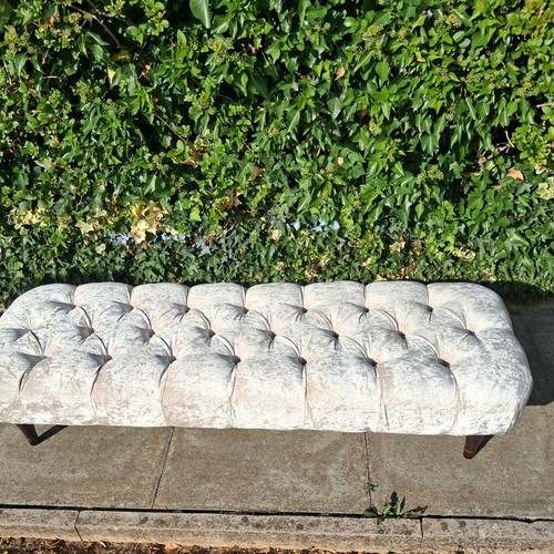 Stylish large footstool - large, pouffe
