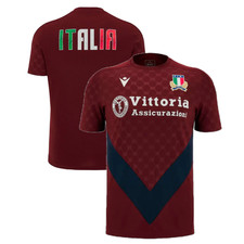 Italy Kid's Rugby Shirt Macron