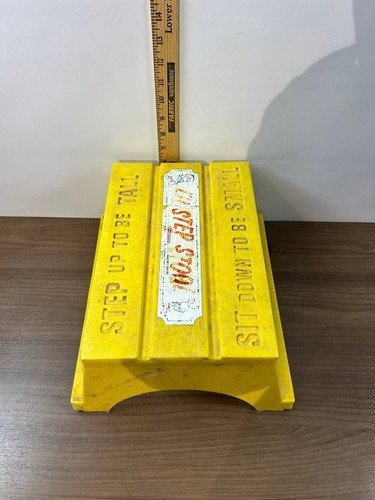 Vintage empire toy yellow step - vintage,