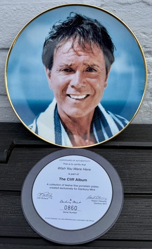 Cliff richard plate danbury - cliff,