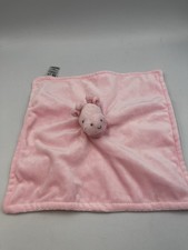 Studio Retail pink giraffe hippo cow comforter plush soft toy baby doudou