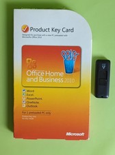 Microsoft Office 2010 Home & Business Product Key Card