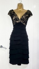 Eliza J Size 12 Black tiered