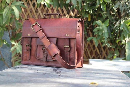Laptop bag leather genuine - laptop,