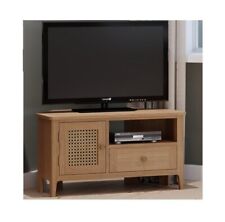 CLEARANCE COTSWOLD OAK CORNER TV UNIT 1 DOOR 1 DRAWER EX-DISPLAY