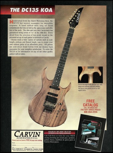 1991 carvin dc135 hawaiian - 1991,