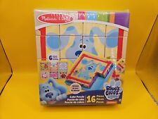 Melissa & Doug Blues Clues and You 16pc Wooden Block Puzzle - Brand New Sealed
