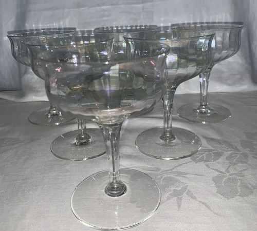 Crystal champagne coupes - crystal,