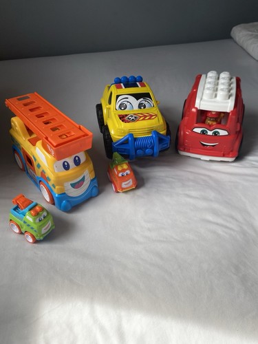 Large toy trucks - trucks, cars