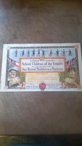 Ww1 ephemera christmas - ww1,