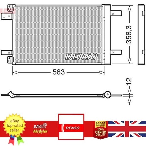Condenser for citroen c4 - condenser,