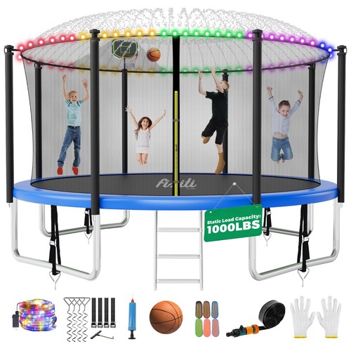 Fiziti 12ft trampoline - fiziti, for