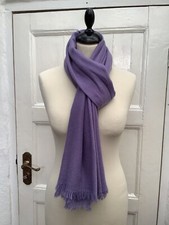 NEW PURE CASHMERE HAND MADE IN NEPAL LILAC LAVENDER PASHMINA SHAWL SCARF