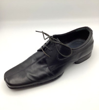 M&S Autograph Mens Black Leather Lace Up Formal Smart Shoes Size UK 8 Used