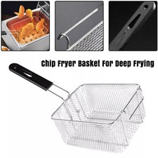 Chip fryer basket for deep - chip,
