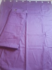 Next Plum Micro Fresh Plain Dye Blackout Eyelet Curtains 135x183cm  (NB33)