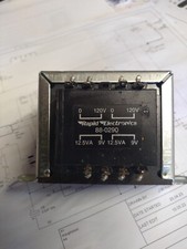 12VA 120/240Vac 9 - 0 - 9Vac secondary mains isolation transformer