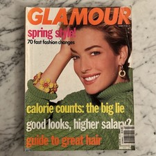 US GLAMOUR MAGAZINE MARCH 1991