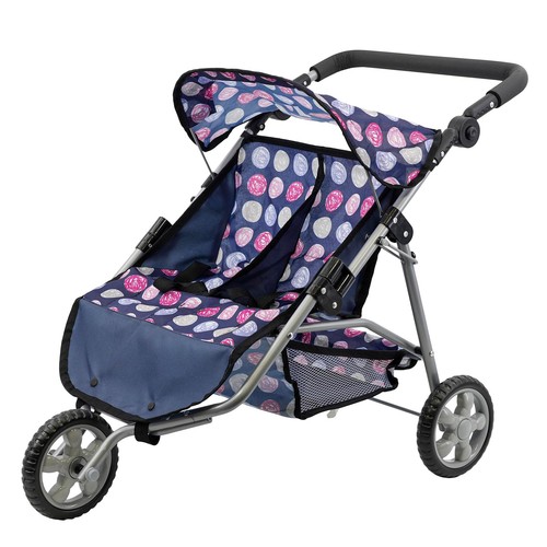Baby doll twin stroller blue - twin,