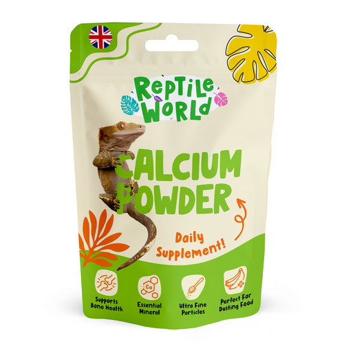 Reptile world calcium dusting - world,