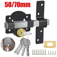 Security Garden Shed Gate Lock Long Throw Locking Double Locking 50mm & 70mm