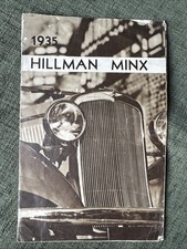 HILLMAN Minx Car Sales