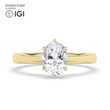 Oval Diamond Engagement Ring