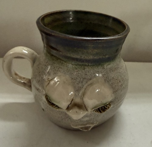 Vintage mug ugly pottery - vintage,
