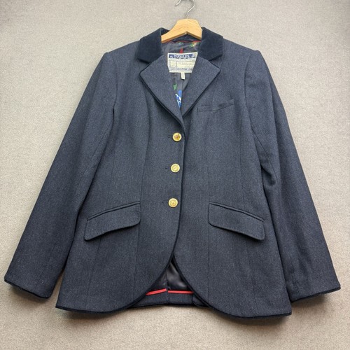 Joules tweed jacket navy - tweed, 14