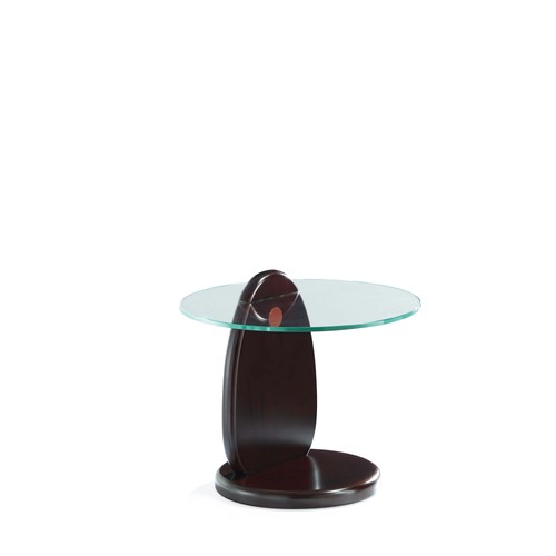 Modern end table tempered - modern,