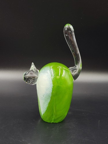 Vintage lime green - green, white
