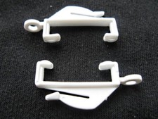 Decorail white curtain hooks - decorail,
