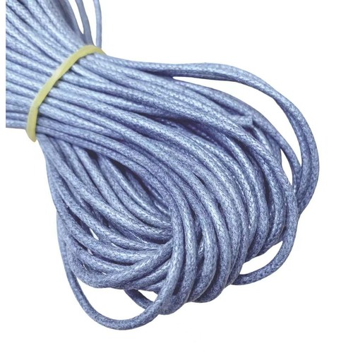 Waxed cotton cord black brown - cotton,