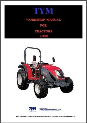 Tym t603 tractor - t603, t