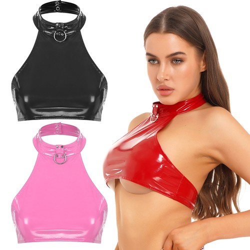 Women crop top metallic - uk, women's
