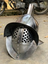 Steel Murmillo Gladiator Helmet Medieval Gladiator Helmet- Prop Replica