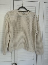 M&S Cream Jumper Size M